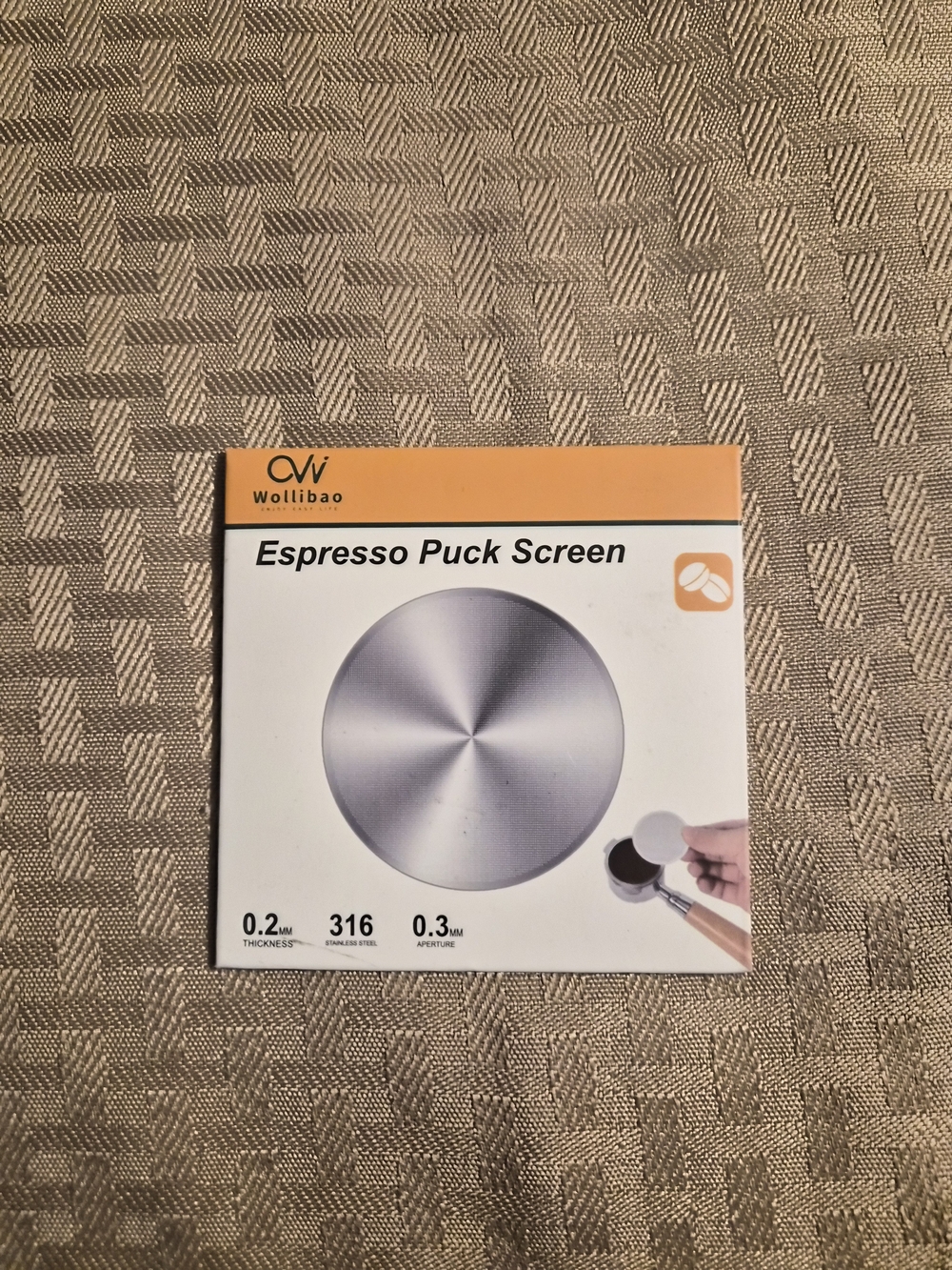 Espresso Puck Screen - Silver